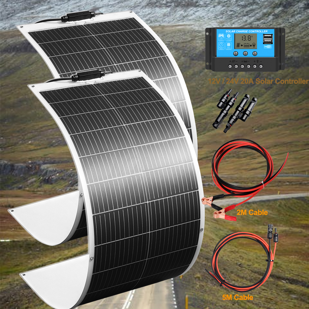 Rv Solar Kit 400W - 500W 400W 200W 100W Flexible Solar