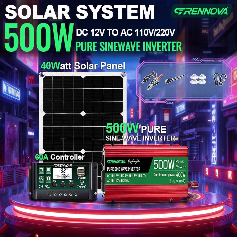 Rv Solar Kit 400W - Complete Pure Sine Wave Solar Kit