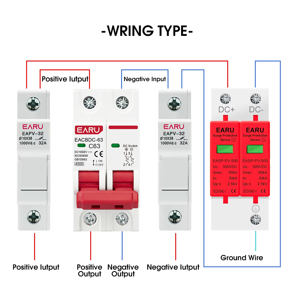 DC 1000V Solar Mini Circuit Br - Din Rail Circuit Breaker のレビューと価格