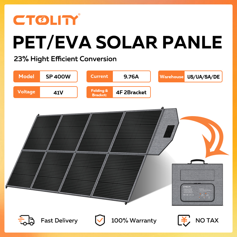 CTOLITY 400W Solar Panel Porta - Rv Solar Kit 400W のレビューと価格