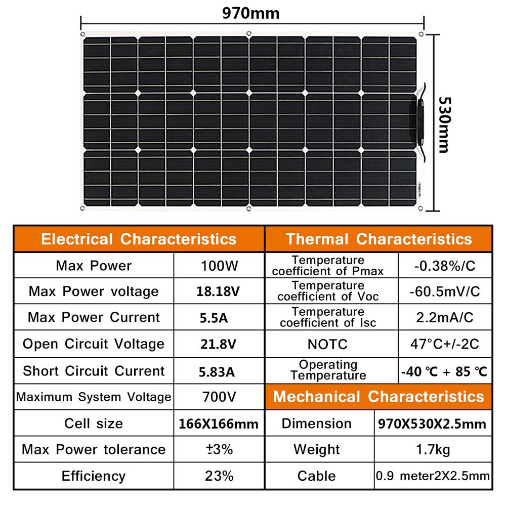 100 Watt Solar Panel 200w 300w - Rv Solar Kit 400W のレビューと価格