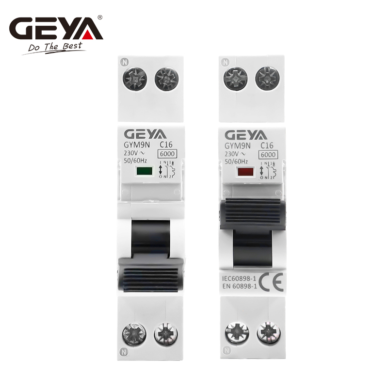 GEYA GYM9N 1P+N MCB 6A 10A 16A - Din Rail Circuit Breaker のレビューと価格