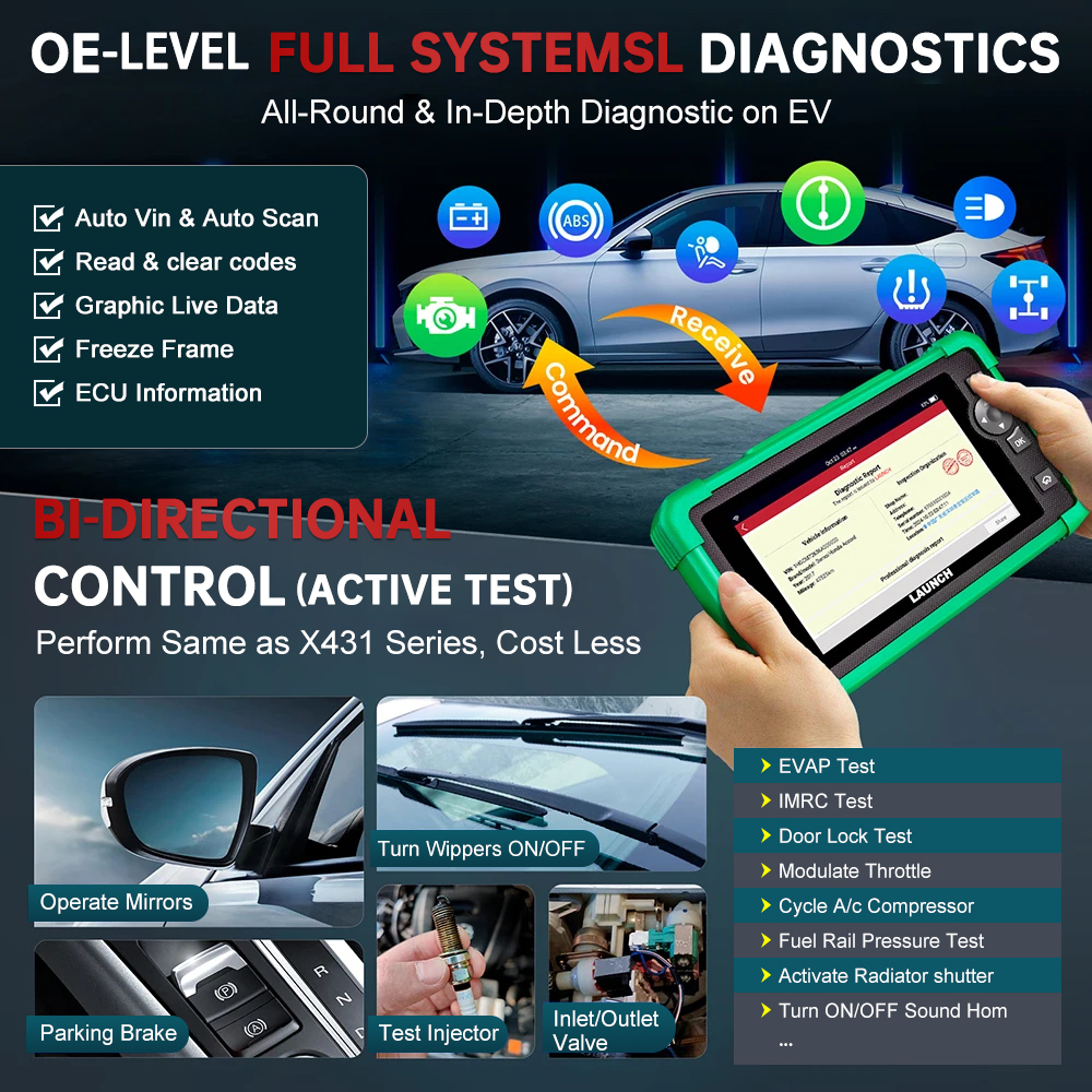 US LAUNCH X431 CRP919 EV New E - Renewable Energy Engineering のレビューと価格