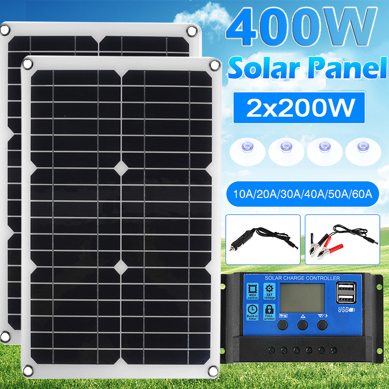 200W 400W 18V Solar Panel Kit  - Rv Solar Kit 400W のレビューと価格