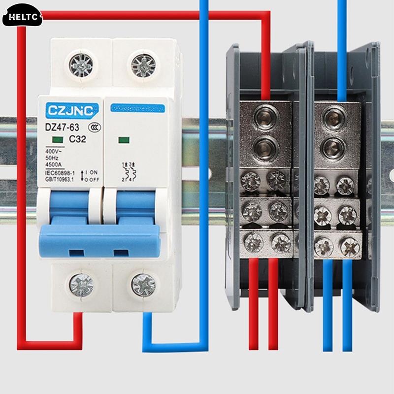 1PCS 150A Din Rail Terminal Bl - Din Rail Circuit Breaker のレビューと価格