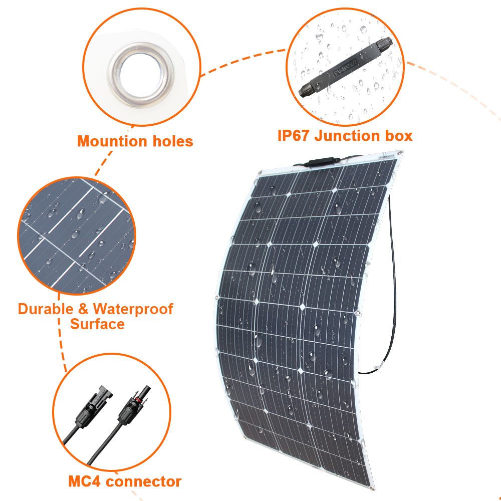 Solar Panel Kit 100W 200W 300W - Rv Solar Kit 400W のレビューと価格