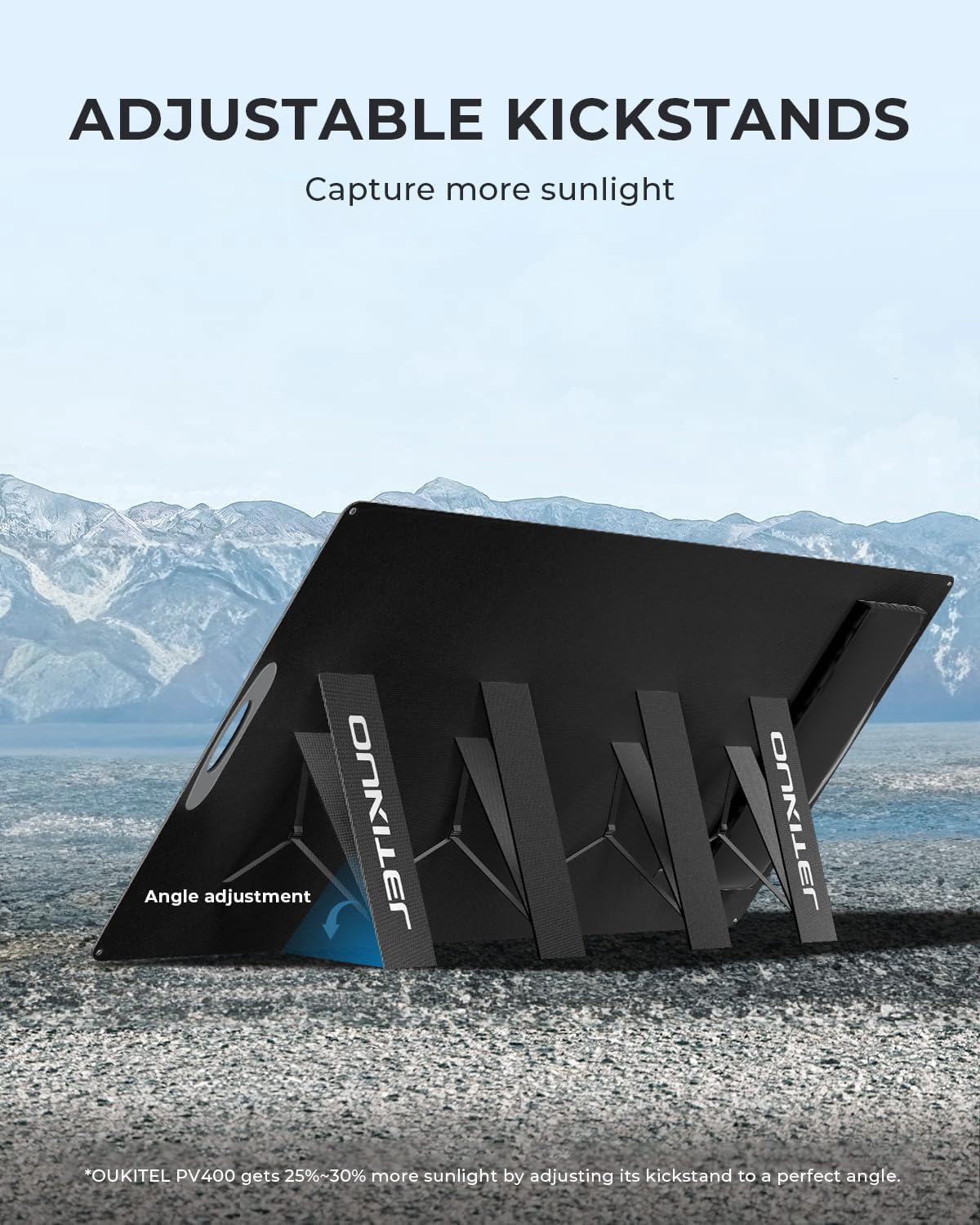 OUKITEL PV400 Portable Solar P - Rv Solar Kit 400W のレビューと価格