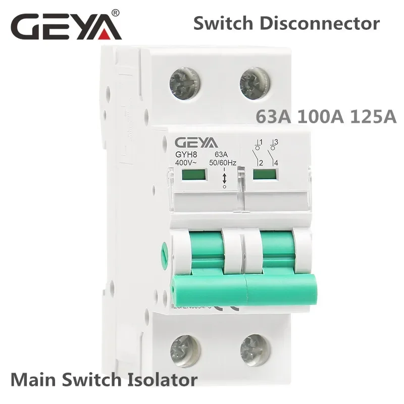 GEYA GYH8 Din Rail 2Pole 4Pole - Din Rail Circuit Breaker のレビューと価格