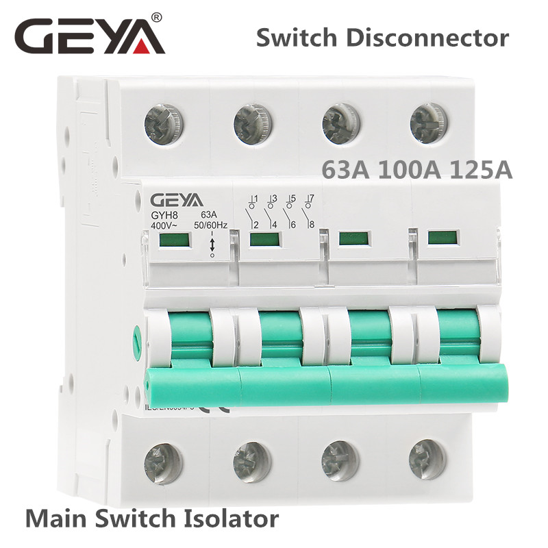 GEYA GYH8 Din Rail 2Pole 4Pole - Din Rail Circuit Breaker のレビューと価格