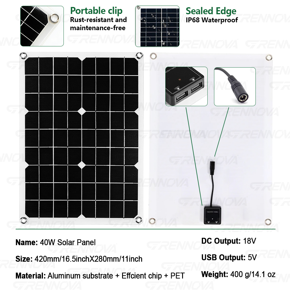 Complete Pure Sine Wave Solar  - Rv Solar Kit 400W のレビューと価格
