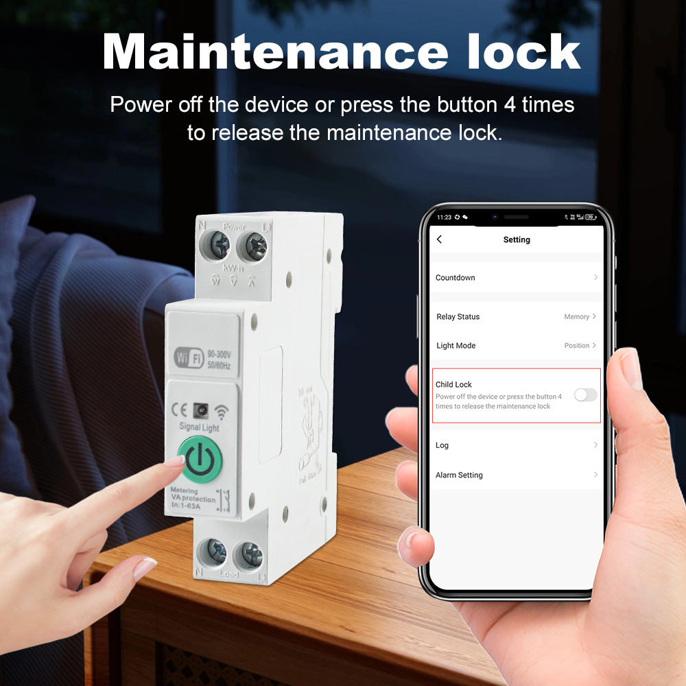 Smart WiFi Circuit Breaker Swi - Din Rail Circuit Breaker のレビューと価格